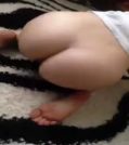 Crazy russian girl showing naked ass doggy