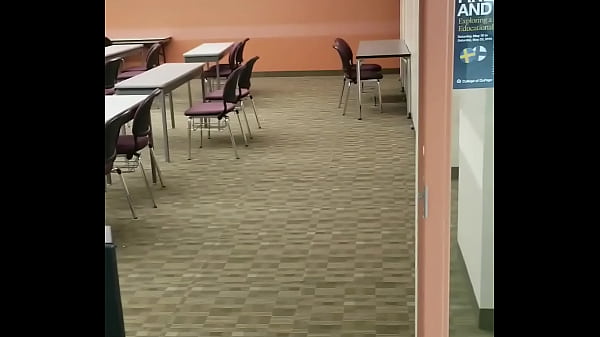 Sexy College girl with huge tits leaving class