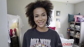Ebony Whore Sister With Big Tits Lets Me Fuck Her