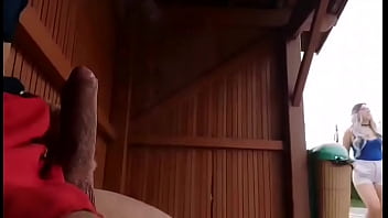 Young woman catches this perverted grandpa pulling out his cock at a bus stop .. And don’t know how to react !?