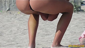 Horny Amateur Big Boobs Teens Voyeur Beach Video