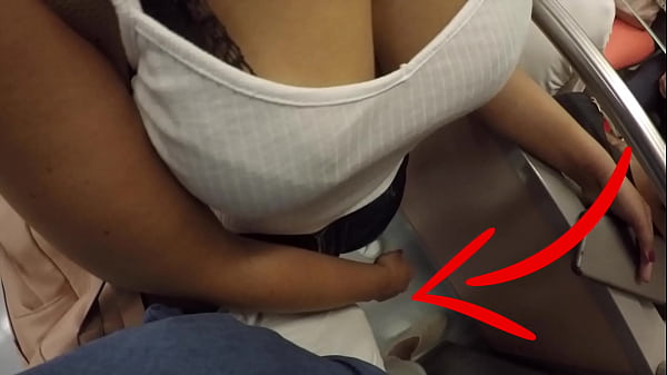 Unknown Blonde Milf with Big Tits Started Touching My Dick in Subway ! That’s called Clothed Sex?